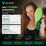 Velstep Arch Support Insoles | Orthopedic Insoles for Flat Feet & Plantar Fasciitis