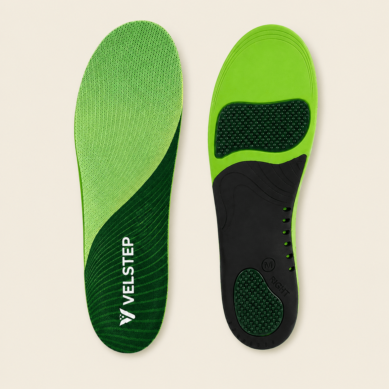 Velstep Arch Support Insoles | Orthopedic Insoles for Flat Feet & Plantar Fasciitis - Velstep